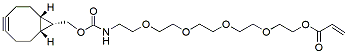 Molecular structure of the compound: endo-BCN-PEG4-acrylate