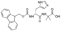 Molecular structure of the compound: Fmoc-His-Aib-OH, TFA salt