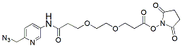 Molecular structure of the compound: Picolyl azide-PEG2-NHS ester