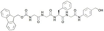 Molecular structure of the compound: Fmoc-Gly-Gly-Phe-Gly-PAB