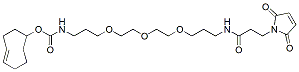 Molecular structure of the compound: TCO-PEG3-Mal