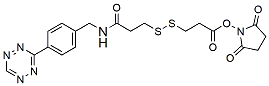 Molecular structure of the compound: Tetrazine-SS-NHS