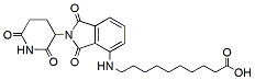 Molecular structure of the compound: Pomalidomide-C9-COOH