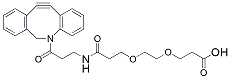 Molecular structure of the compound: DBCO-NHCO-PEG2-Acid