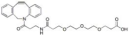 Molecular structure of the compound: DBCO-NHCO-PEG3-Acid