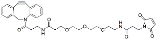 Molecular structure of the compound: DBCO-PEG3-Maleimide