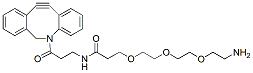 Molecular structure of the compound: DBCO-NHCO-PEG3-Amine