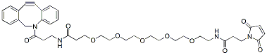 Molecular structure of the compound: DBCO-PEG5-Maleimide