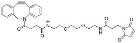 Molecular structure of the compound: DBCO-PEG2-amido-Maleimide