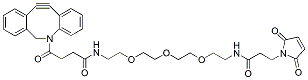 Molecular structure of the compound: DBCO-PEG3-amido-Maleimide