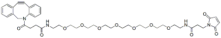 Molecular structure of the compound: DBCO-PEG7-amido-Maleimide
