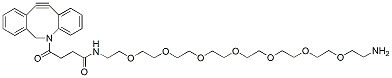 Molecular structure of the compound: DBCO-PEG7-Amine