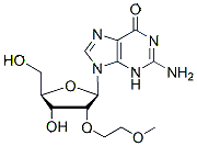 Molecular structure of the compound: 2'-O-(2-Methoxyethyl)-guanosine