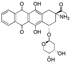 Molecular structure of the compound: Amrubicin