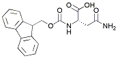 Molecular structure of the compound: Fmoc-Asn-OH