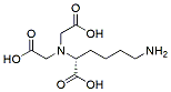 Molecular structure of the compound: (5S)-N-(5-Amino-1-carboxypentyl)iminodiacetic acid hydrate