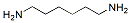 Molecular structure of the compound: 1,6-Diaminohexane, 2HCl