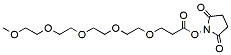 Molecular structure of the compound: m-PEG5-NHS ester