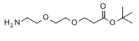 Molecular structure of the compound: Amino-PEG2-t-butyl ester