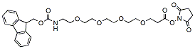 Molecular structure of the compound: Fmoc-PEG4-NHS ester
