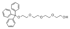 Molecular structure of the compound: Tr-PEG5