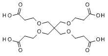 Molecular structure of the compound: 1,3-bis(carboxyethoxy)-2,2-bis(carboxyethoxy)propane