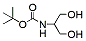 Molecular structure of the compound: T-Butyl 1,3-dihydroxypropan-2-ylcarbamate