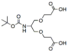 Molecular structure of the compound: 2-t-Butoxycarbonylamino-1,3-bis(carboxyethoxy)propane