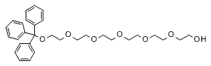 Molecular structure of the compound: Tr-PEG7