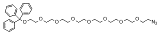 Molecular structure of the compound: Trityl-PEG8-azide