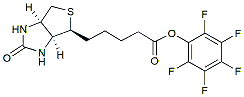Molecular structure of the compound: Biotin-PFP ester