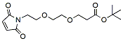 Molecular structure of the compound: Mal-PEG2-t-butyl ester