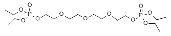 Molecular structure of the compound: PEG5-bis(phosphonic acid diethyl ester)