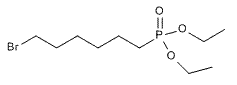 Molecular structure of the compound: diethyl 6-bromohexylphosphonate