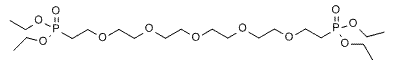 Molecular structure of the compound: PEG5-bis-(ethyl phosphonate)
