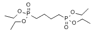 Molecular structure of the compound: Tetraethyl butane-1,4-diylbis(phosphonate)