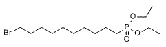 Molecular structure of the compound: diethyl 10-bromodecylphosphonate