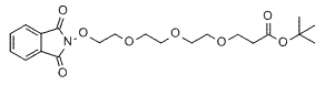 Molecular structure of the compound: 2-(t-Butyloxycarbonyl-PEG4)isoindoline-1,3-dione