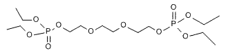 Molecular structure of the compound: PEG4-bis(phosphonic acid diethyl ester)