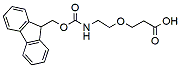 Molecular structure of the compound: Fmoc-N-amido-PEG1-acid