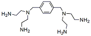 Molecular structure of the compound: N1,N1-(1,4-phenylenebis(methylene))bis(N1-(2-aminoethyl)ethane-1,2-diamine) HCl salt