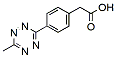 Molecular structure of the compound: Methyltetrazine-acid