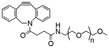 Molecular structure of the compound: DBCO-mPEG, MW 5,000