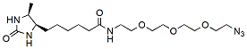 Molecular structure of the compound: Desthiobiotin-PEG3-Azide
