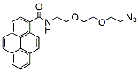 Molecular structure of the compound: Pyrene-PEG2-azide