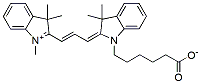 Molecular structure of the compound: Cy3 carboxylic acid