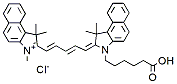 Molecular structure of the compound: Cy5.5 carboxylic acid