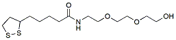 Molecular structure of the compound: Lipoamido-PEG2-alcohol