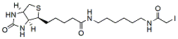 Molecular structure of the compound: Iodoacetyl-LC-Biotin