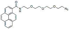 Molecular structure of the compound: Pyrene-PEG3-azide